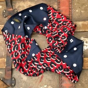 *SOLD* Louis Vuitton RedLeopard monogram Silk Snoo